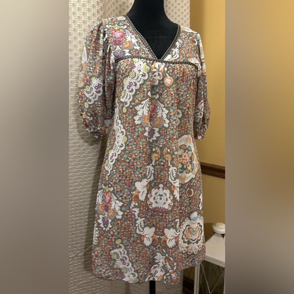 Max Rave Floral Boho Patterned Dress
